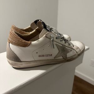 Golden Goose Tan Star Sneakers